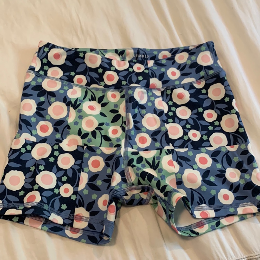 Floral biker shorts
